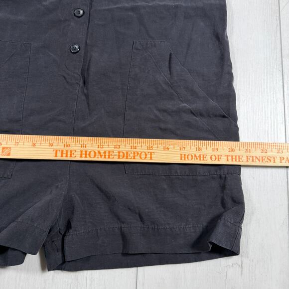 Hatch Women's Maternity Feeding Small SZ 1 Black The Elliot Jumpsuit Short - Picture 11 of 13